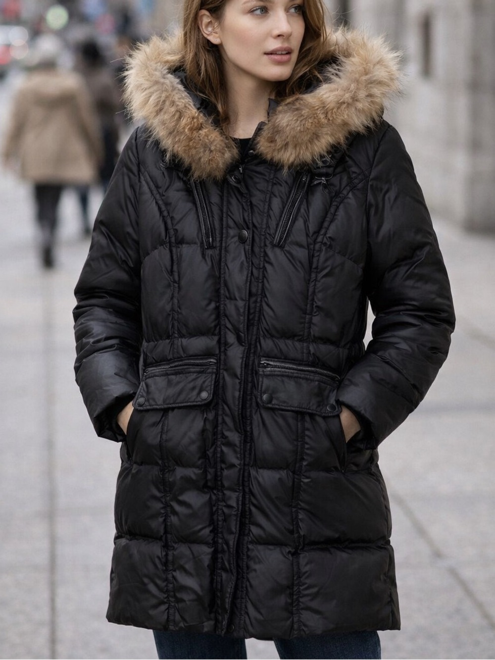 Rudsak Atelier Noir Down Coat – Black | Size Large - Picture 2 of 12